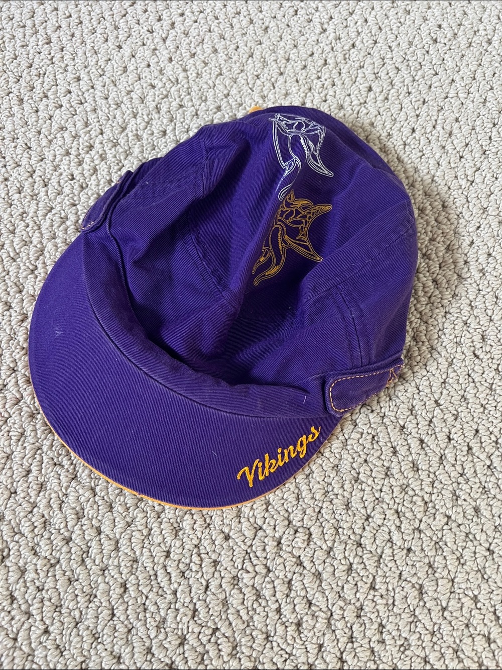 Reebok Purple and Gold Vikings Cap